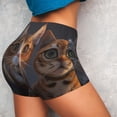 thumbnail image 4 of Disketp Wide Eyed Cartoon Cats for Scrunch Butt Workout Shorts Women Seamless Soft Smooth Gym Yoga Scrunch Active Shorts-X-Large, 4 of 8