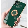 thumbnail image 3 of Phone Case for Iphone 14 15 plus pro max Finger Ring Bracket Car Magnetic Absorber Phone Case, 3 of 4