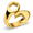 Gold, variant on Men's Wrench and Nut Ring, Stainless Steel Mechanical Ring, US Sizes 7-13, Birthday Gift for Him