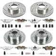 thumbnail image 3 of PowerStop Front and Rear Z26 Street Warrior Carbon-Fiber Ceramic Brake Pad and Drilled and Slotted Rotor Kit Fits: BMW Select Models K4371-26, 3 of 9