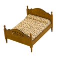thumbnail image 2 of Modelo de Cama Doble para Casa de Muñecas 1:12, Cama en Miniatura para Casa de Muñecas, 2 of 9