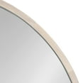 thumbnail image 3 of Kate and Laurel Valenti Farmhouse Round Wall Mirror, 18 Inch Diameter, White, Decorative Circle Mirror, 3 of 8
