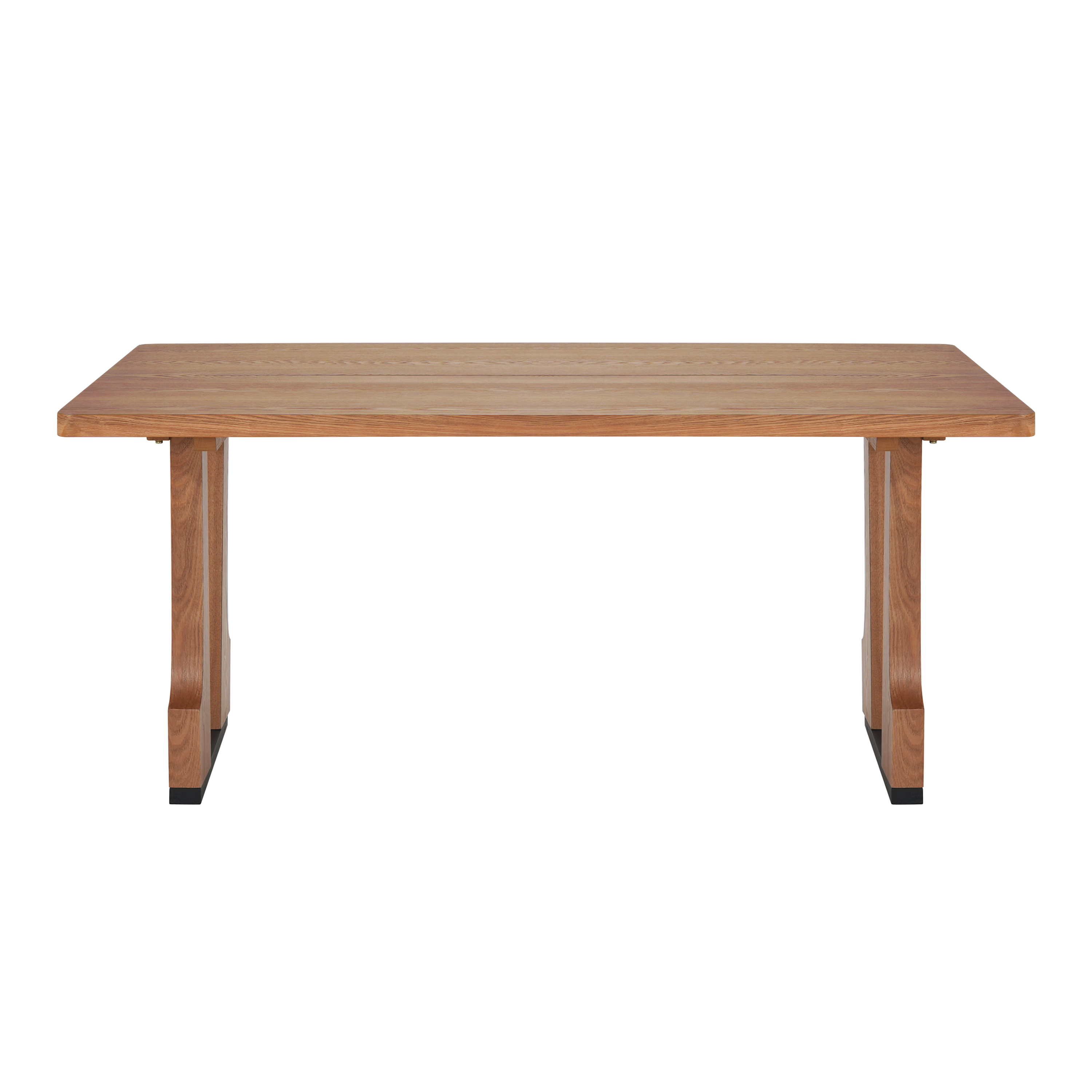 Euroco 63" Rectangular Dining Table for 6 People, Wooden Indoor Kitchen Table for Home,Natural