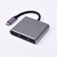 thumbnail image 2 of USB C HUB, Tymyp 7 In 1 Hub Adapter, HDMI Output, 100W Power Delivery, USB C 3.0, Dual USB 3.0, SD And Micro SD Card Reader, Ideal For USB C Laptops 2 of 14