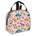 thumbnail image 2 of Balery Flowers Birds And Butterflies Bolsa de Almuerzo Aislada – Caja de Almuerzo con Papel de Aluminio Grueso, Mantiene la Comida Fresca por 4 Horas, 2 of 8