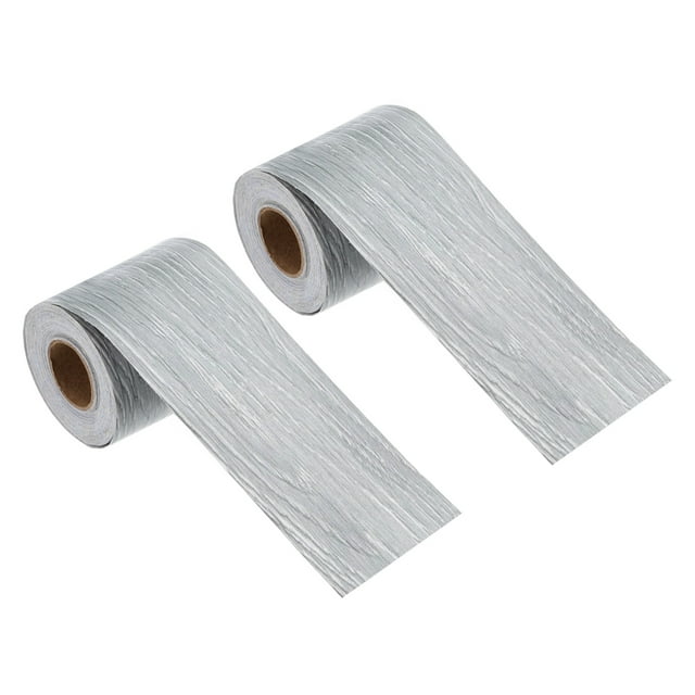 Cinta de Reparación de Grano de Madera, Cinta Autoadhesiva de 2 Pulgadas x 33 Pies, Cinta de Bordes de Papel Tapiz Multiusos para Muebles, Pisos, Ventanas, Puertas, Mesas, Hogar, Gris, 2 Rollos