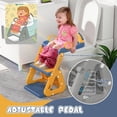 thumbnail image 4 of Potty Training Seat, Upgrade 2 in 1 Potty Training Toilet with Step Stool Foldable Toddler Toilet Seat for Kids Boys Girls Toddler Potty with Splash Guard Anti-Slip Pad Adjustable Ladder, 4 of 14