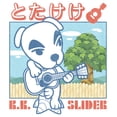thumbnail image 2 of Men's Nintendo Totakeke K.K. Slider Guitar Long Sleeve Shirt White Large, 2 of 4