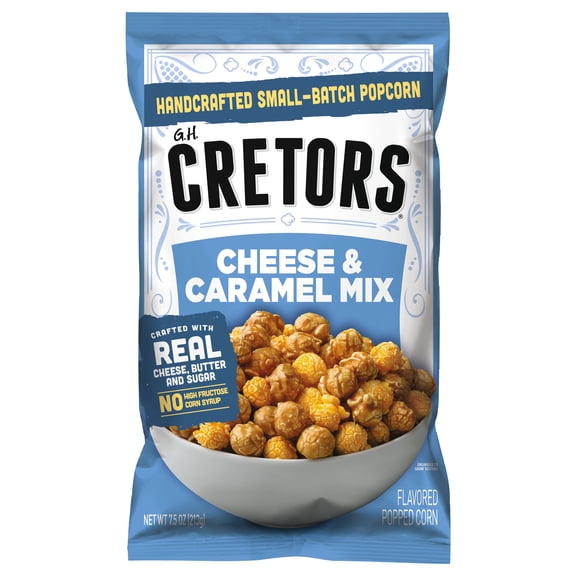 Cretors Handcrafted Small-Batch Popcorn Cheese & Caramel Mix, 7.5 oz