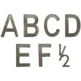 thumbnail image 5 of Architectural Mailboxes 3582PB-D 4 in. Brass Floating House Letter D, Polished Brass, 5 of 7