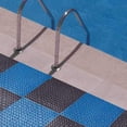 thumbnail image 4 of VinTile Modular Interlocking Cushion Floor Tiles Mat Non-Slip with Drainage Holes for Pool Shower Locker-Room Sauna Bath Deck Patio Garage Wet Area Mat, 4 of 5