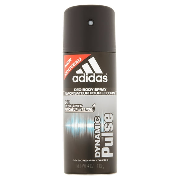 adidas Dynamic Pulse Body Spray for Men, 4 Oz