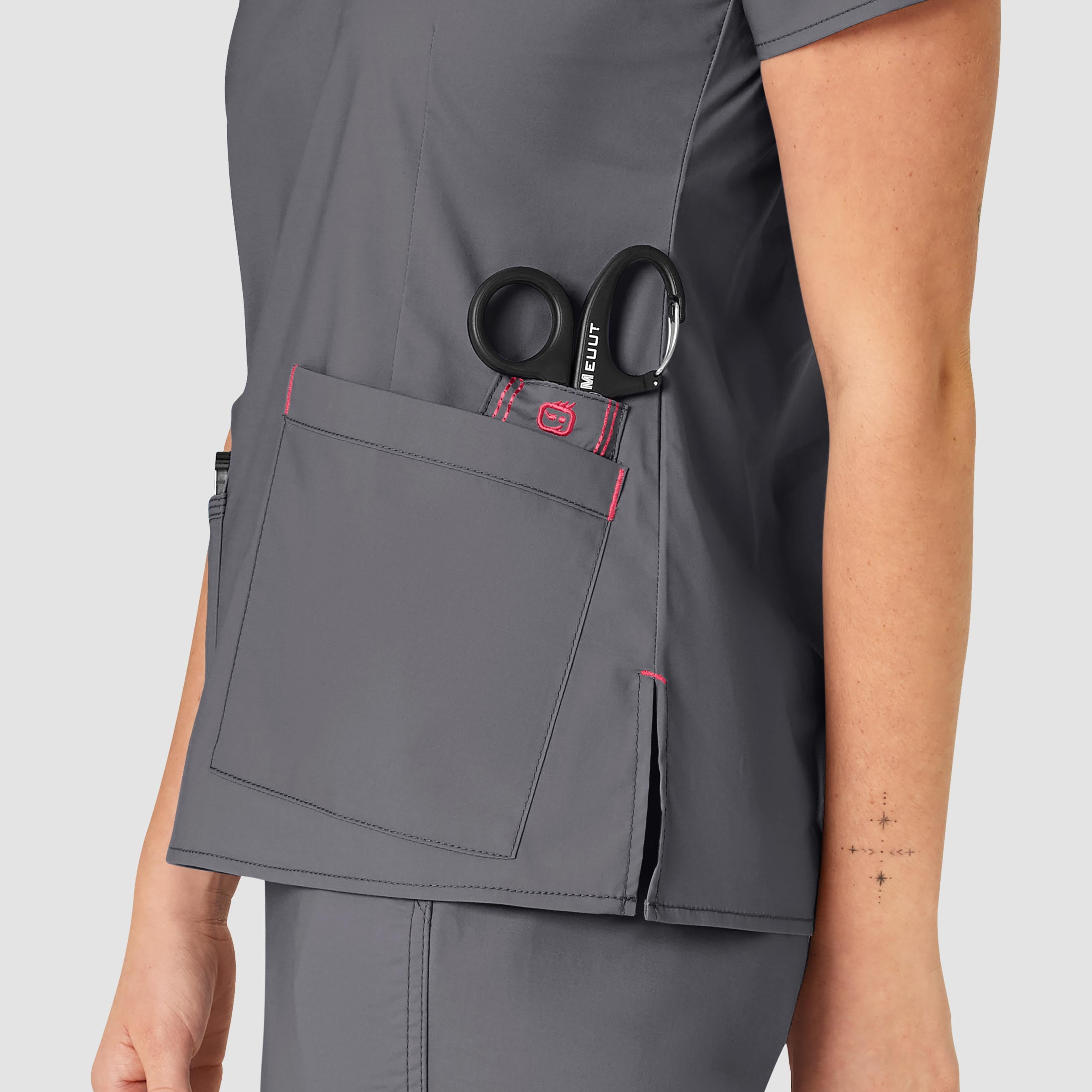 WonderWink WonderFLEX 6108-Verity V-Neck Scrub Top