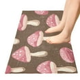 thumbnail image 6 of Bath Mat Soft Plush Non-Slip Absorbent Bathroom Rugs 39"x20" Mushroom, 6 of 8