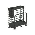 thumbnail image 2 of Kitchen Knife Storage Rack, Multi-functional Metal Knife and Cutting Board Organizer, Space Saving with Non-drilling Wall Mount, Versatile Home Storage for Kitchen, Utensil Shelf with Tray, 2 of 6