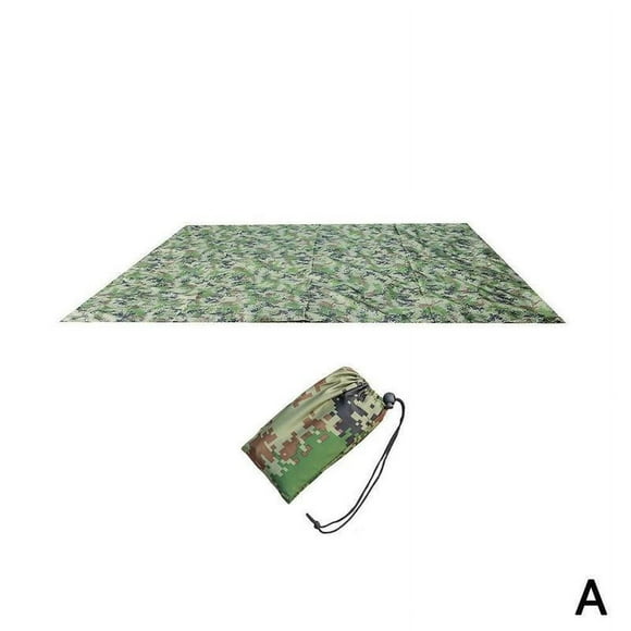 Ultralight Camping Camouflage Canopy Camping Hunting Shelter Waterproof Tarp Awning X Outdoor 145cm Tent Storage (Free Bag)100 M7C7