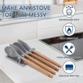 thumbnail image 5 of Cooking spoon rest silicone spoon rest kitchen utensil rest spoon holder cooking spoon holder kitchen utensil holder utensil rest cutlery holder kitch, 5 of 5