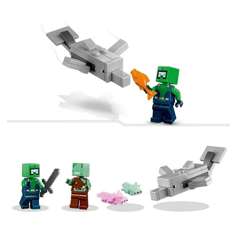 Lego Minecraft Axolotl House 21247 - Walmart.com