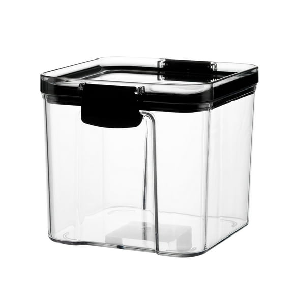 Kwlinmg Food Storage Containers Glass Kitchen Storage Box Sealed Food Preservation Plastic Preservation Container Storage Tank Grains Sealed Can