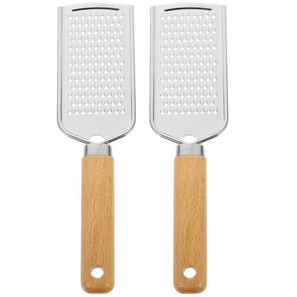 2 Ralladores de Queso Multifuncionales de Acero Inoxidable (Colores Surtidos)