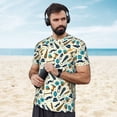 thumbnail image 4 of Wukai Fathers day Print Men's Short-Sleeved Mesh T-Shirt,Quick-Dry Short Sleeve Workout T-Shirt-Large, 4 of 8
