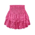 thumbnail image 3 of Women Dress Womens Red Sequin Skirt Sparkly Glitter Skirt Cute Skirt, 3 of 3