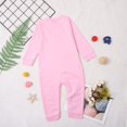 thumbnail image 4 of NOKIO My First Christmas Baby Boy Girl Outfit Toddler New Year Jumpsuit Christmas Romper Fall Winter Clothes Baby Girl Boy Letter Long Sleeve Romper Jumpsuit Boys Girls Button Romper, 4 of 9