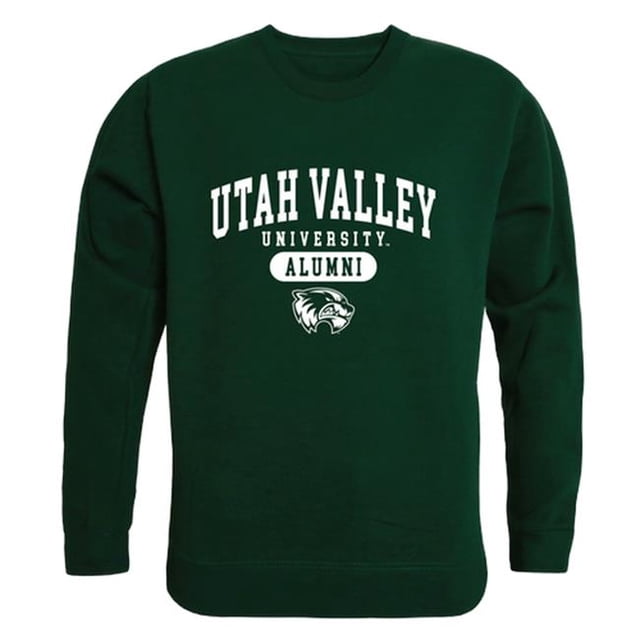 W Republic 560-210-FOR-03 Men Utah Valley University Wolverines Alumni Fleece, Forest Green - Large
