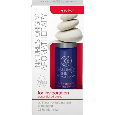 (2 Pack) Natureâs Originâ¢ Aromatherapy for Invigoration Essential Oil Blend Roll-On, 15 ml