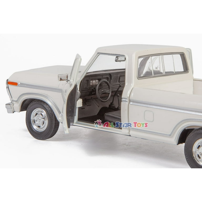 Ford Pickup Truck Campbell's ミニカー 1979 Ford F-150 Ranger Pickup Truck Blue Metallic and Cream
