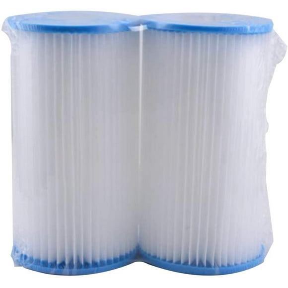 Swimming Pool Filter Cartridge for Type A Or Type C Inflatable Hot Tub Spa Bath Water Filter Cartridge Pump Replacement (2PCS)