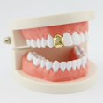 thumbnail image 2 of Gold Teeth Single Tooth Caps Canine Teeth Hip Hop Teeth Creative Jewelry, 2 of 5