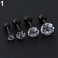 thumbnail image 3 of Soumake Men Women Rhinestone Cartilage Tragus Bar Helix Upper Ear Earring Stud Jewelry Fashion, 3 of 8