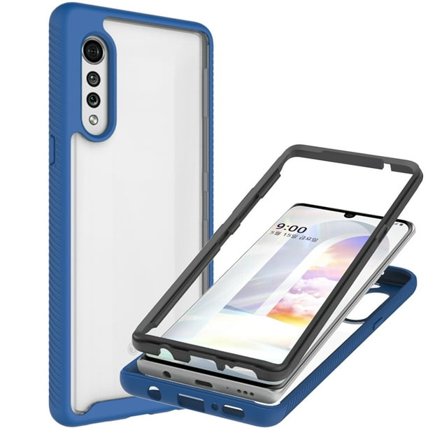 Lg Velvet Mountable 360 Degree Protection Rugged Clear Bumper Case W Key Mount Carabiner