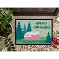 thumbnail image 3 of Carolines Treasures VHA3004MAT Happy Campers Glamping Trailer Door Mat Indoor Rug or Outdoor Welcome Mat 18x27 Doormat, 3 of 4