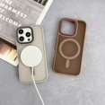 thumbnail image 2 of For iPhone 16 Pro Max Case Compatible with MagSafe TPU Acrylic Phone Back Cover Diamond Texture - Gr, 2 of 5