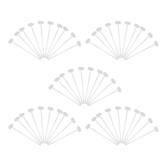 OUNONA 50pcs Balloon Sticks Long Clear Balloon Holders For Anniversary Baby Shower Birthday Garland Graduation Wedding Party Decorations