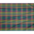 thumbnail image 3 of oneOone Polyester Lycra Fabric Madras Check Print Fabric By Yard 56 Inch Wide, 3 of 3