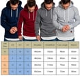 thumbnail image 3 of Liacowi Liacowi Mens Hoodies Hooded Tracksuit Sweatshirt Autumn Winter Slim Jumper Mens Clothes Long Sleeve Pullover Streetwear, 3 of 6