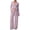 Purple, variant on Hxshgdsn 2 Piece Womens Matching Yoga Set Long Sleeve Side Tie Top Wide Leg Drawstring Pants Sets with Pockets（Yellow/XL）