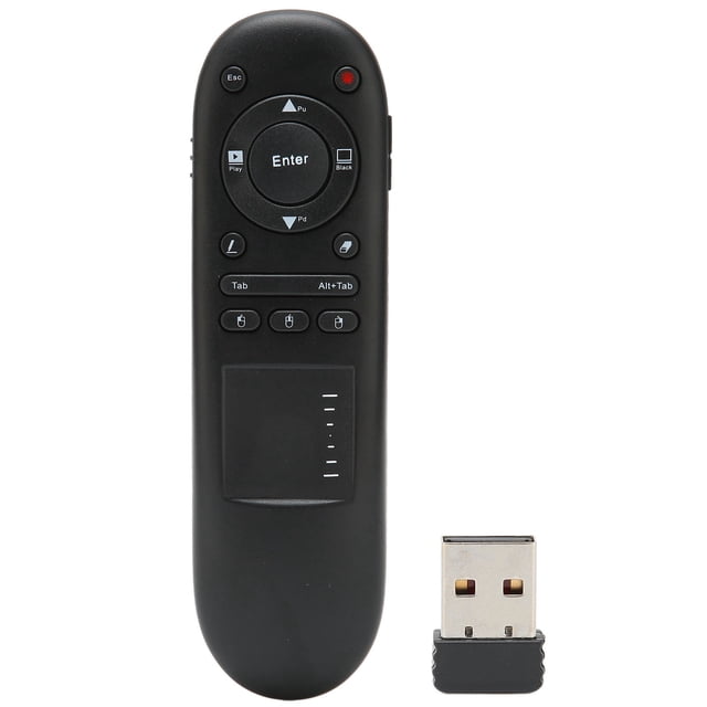 Bolígrafo con control remoto, muy práctico, estructura compacta, ligero, multifuncional, para pasar páginas en PPT, para oficina y aula