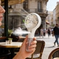 thumbnail image 5 of Portable Handheld & Desktop Summer Water Spray Fan - Rechargeable USB Cooling Fan with Adjustable Speed, Mist Humidification, Lightweight, Perfect for Outdoor & Office Use, 5 of 5
