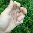 thumbnail image 5 of 15ml 18*80*15mm Transparency Test Tube Glass Bottles With Cork Empty Jars Crafts Clear Bottles Decorative Bottle 50pcs, 5 of 5