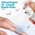 thumbnail image 4 of Jaysuing waterproof liquid band-aid spray antibacterial dressing waterproof breathable wound protection hidden film |, 4 of 5