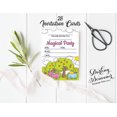 thumbnail image 3 of Darling Souvenir White Birthday Invitation Card Printable Elegant Fill or Write In Blank Party Invites 28 Pcs 5 x 7 Inches, 3 of 5