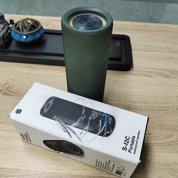 S Portable IP67 Waterproof Wireless Shower Bluetooth Speaker, Loud Sound