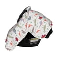 thumbnail image 3 of Naloa Cute Dinosaur Baby Car Seat Cover, Breathable Baby Carrier Cover, Multiuse Baby Carrier Cover & Nursing Breastfeeding Cover, 3 of 5