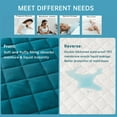 thumbnail image 3 of 1pc 3D Air Fabric Thick Mattress Cover, 100% Waterproof Mattress Protector, Soft and Breathable Fitted Bed Sheet (No Pillowcase), 3 of 9
