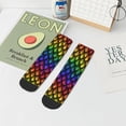 thumbnail image 7 of Fuzoiu Dragon Scales Print Adult Socks, Crew Moisture-wicking Socks, Unisex Cushion Crew Socks,Casual Sports Ankle Socks, 7 of 7