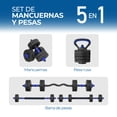thumbnail image 2 of Mancuerna con Peso Ajustable Altera  ALT-A15 C/ Discos de Cemento Intercambiables Mas Pesa Rusa 15Kg, 2 of 7